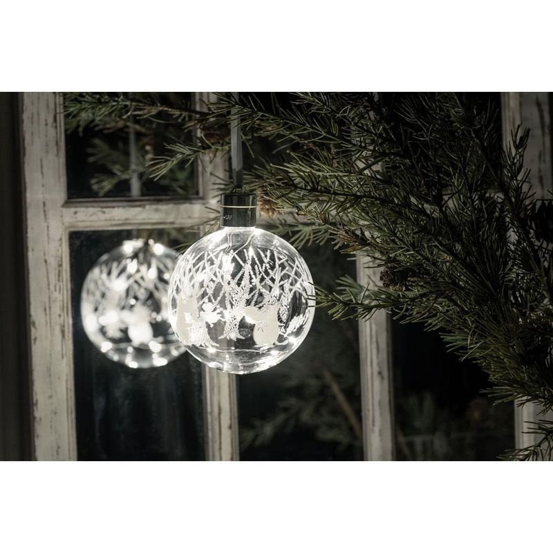 Dekorasjonskule med Led-lys