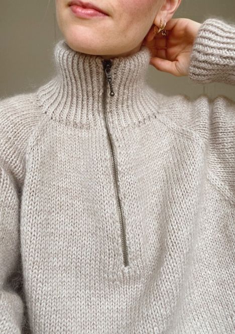 Hovedbilde PetiteKnit Zipper Sweater